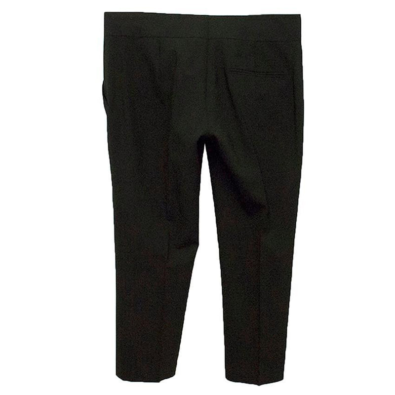 John Richmond black pleated trousers