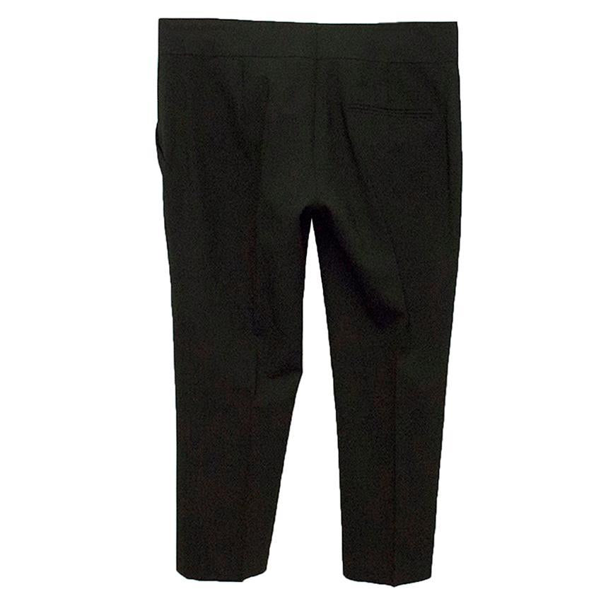 John Richmond black pleated trousers