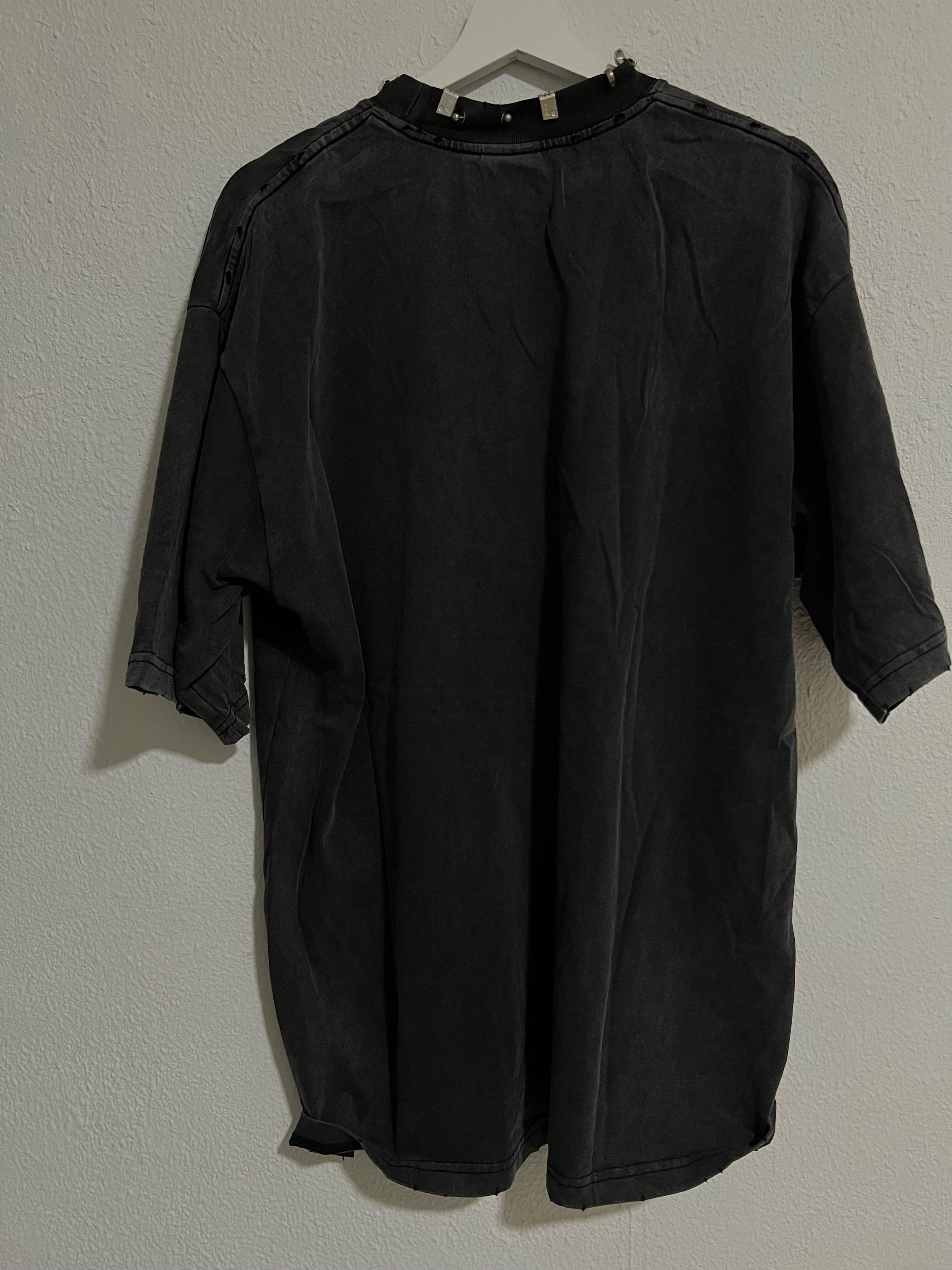 Black Pierced T-Shirt