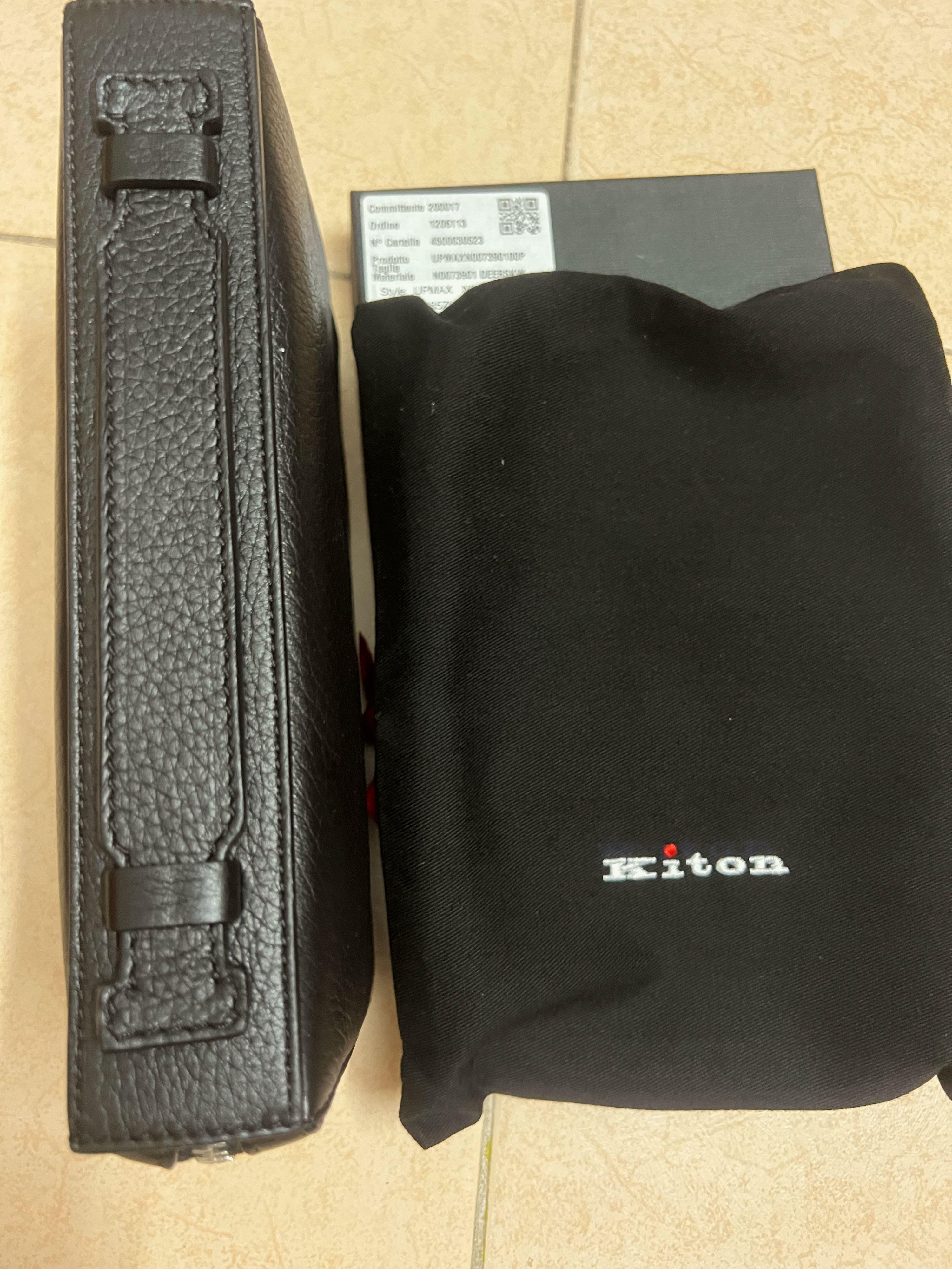 Black Leather Travel Wallet