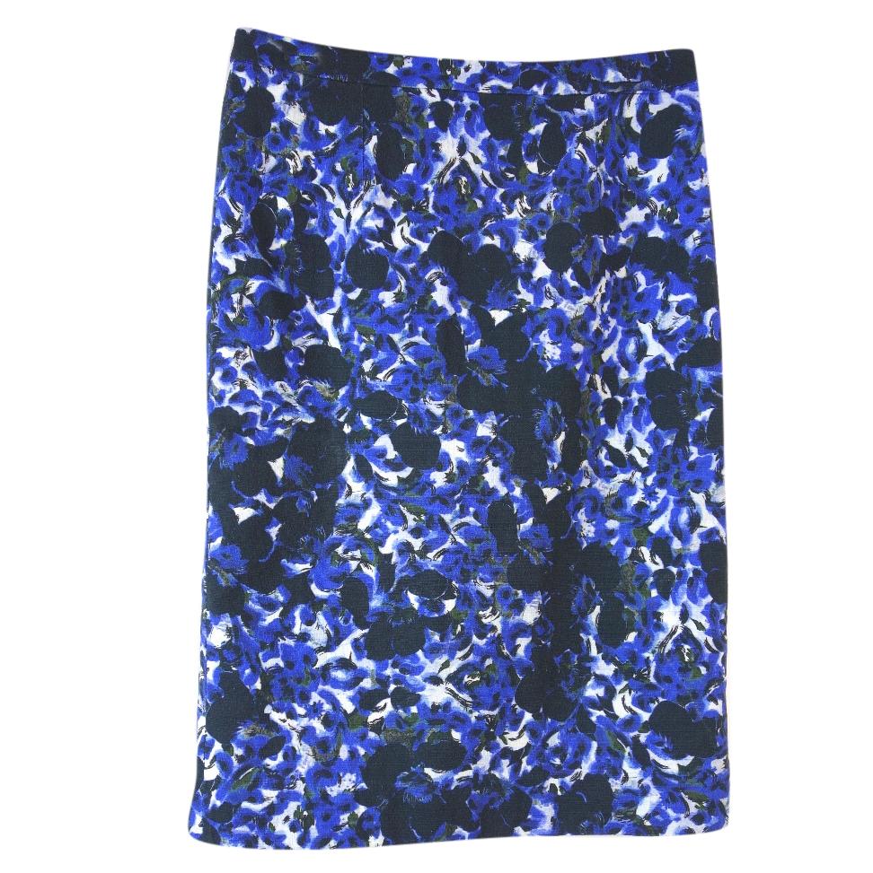 Erdem floral-print cotton midi skirt