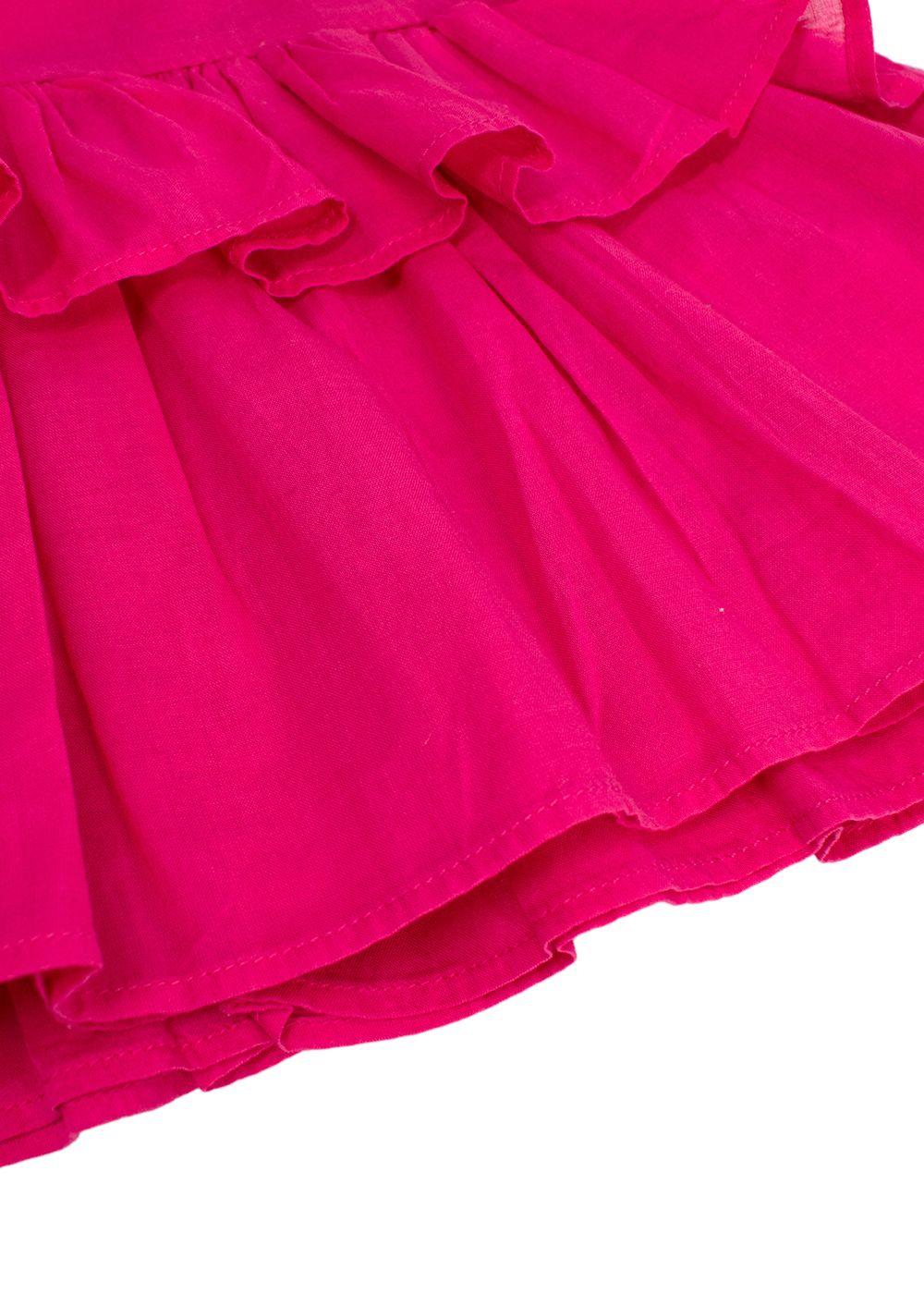 Il Gufo Magenta Pink Ruffled Top 12 months