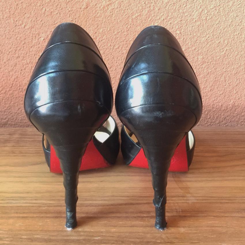 Christian Louboutin Nappa Leather Armadillo Peep-toe Pumps Heels