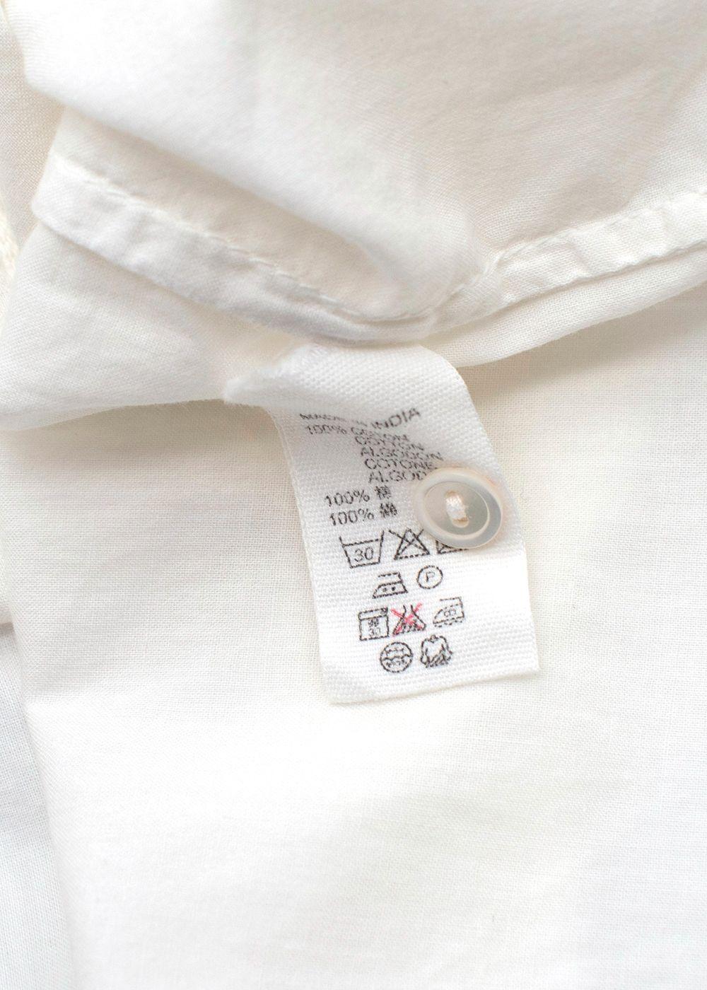 Lace Detail Kids 8Y Cotton Blouse