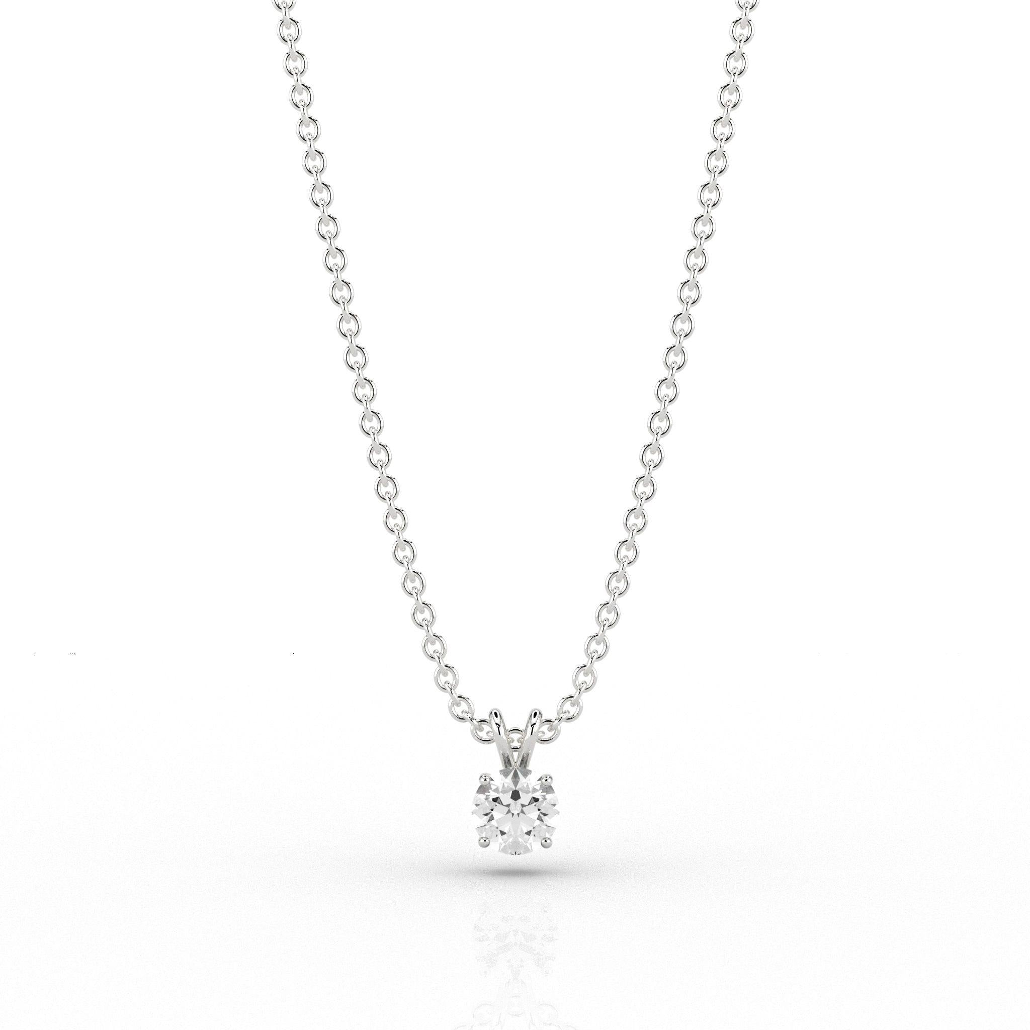 Skydiamonds Luna 0.33ct Pendant (Classic 0.33ct Pendant in 9ct white Gold)