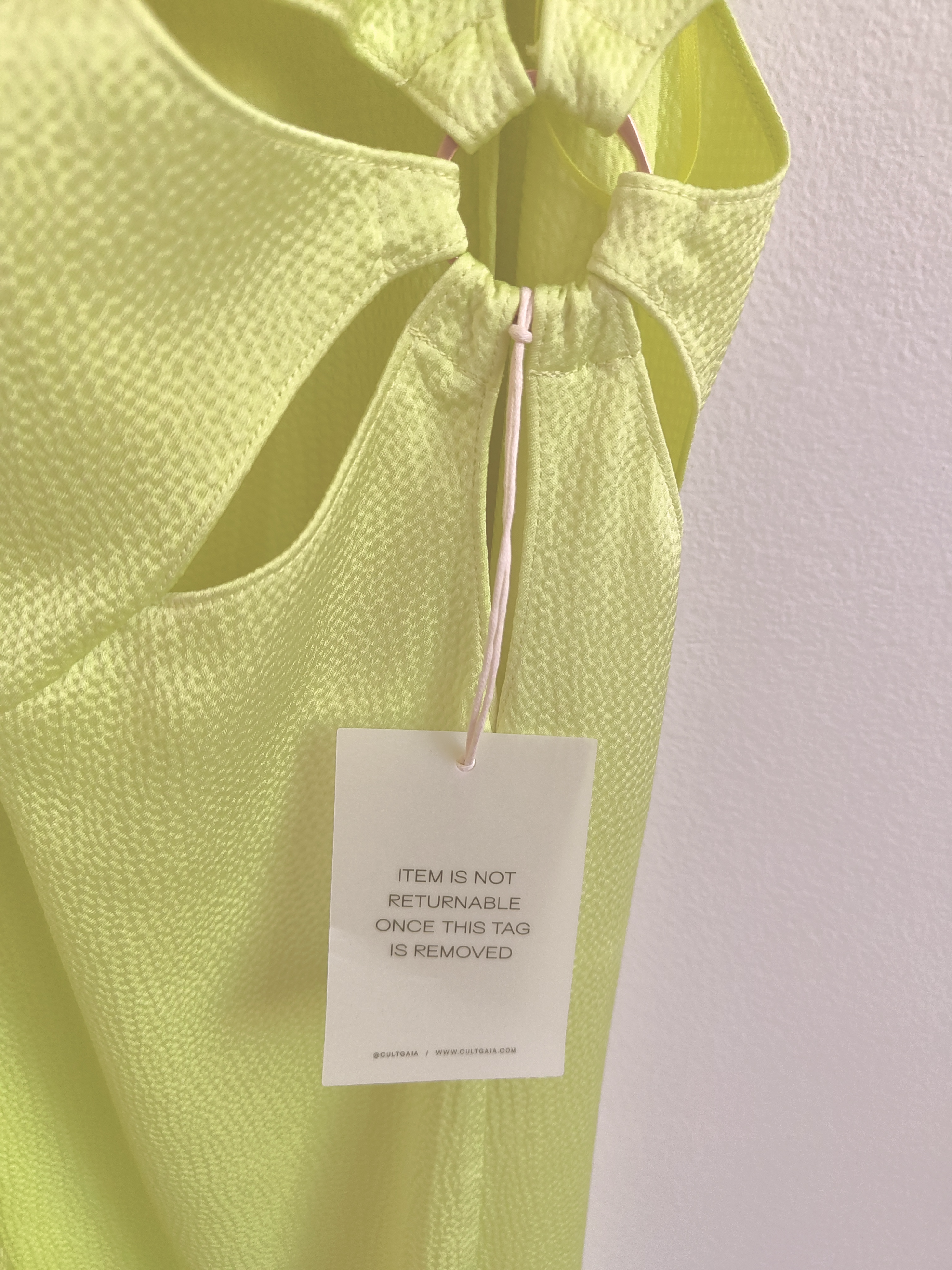 Imogen Lime Midi Dress