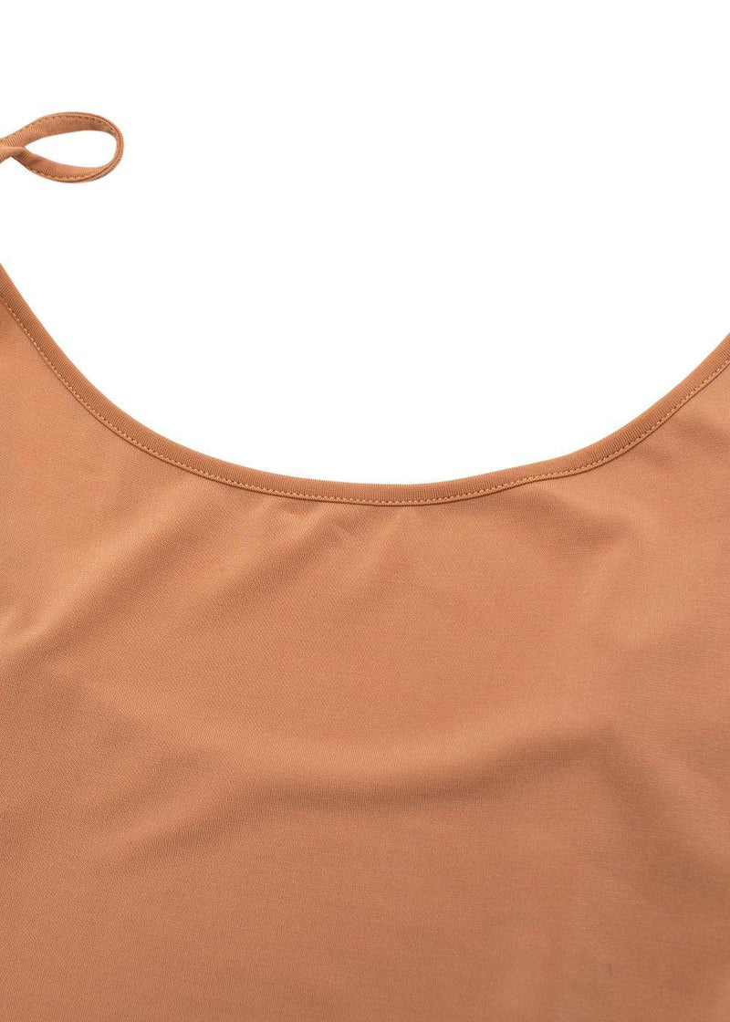 Loewe Yellow Wool Roll Neck Sheer Dress