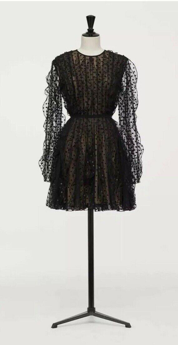 Giambattista Valli x H&M Short black tulle dress