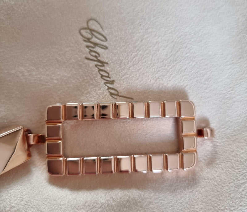Rose Gold Taupe Ice Cube Belt