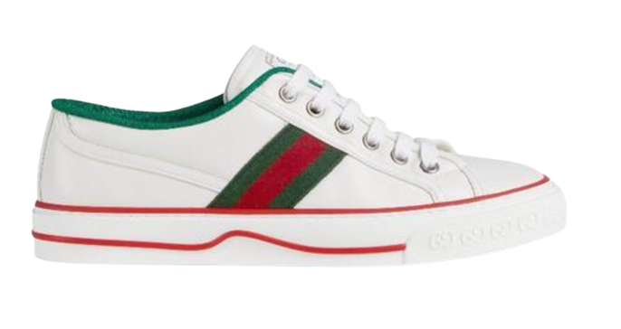 Gucci White Tennis Sneakers