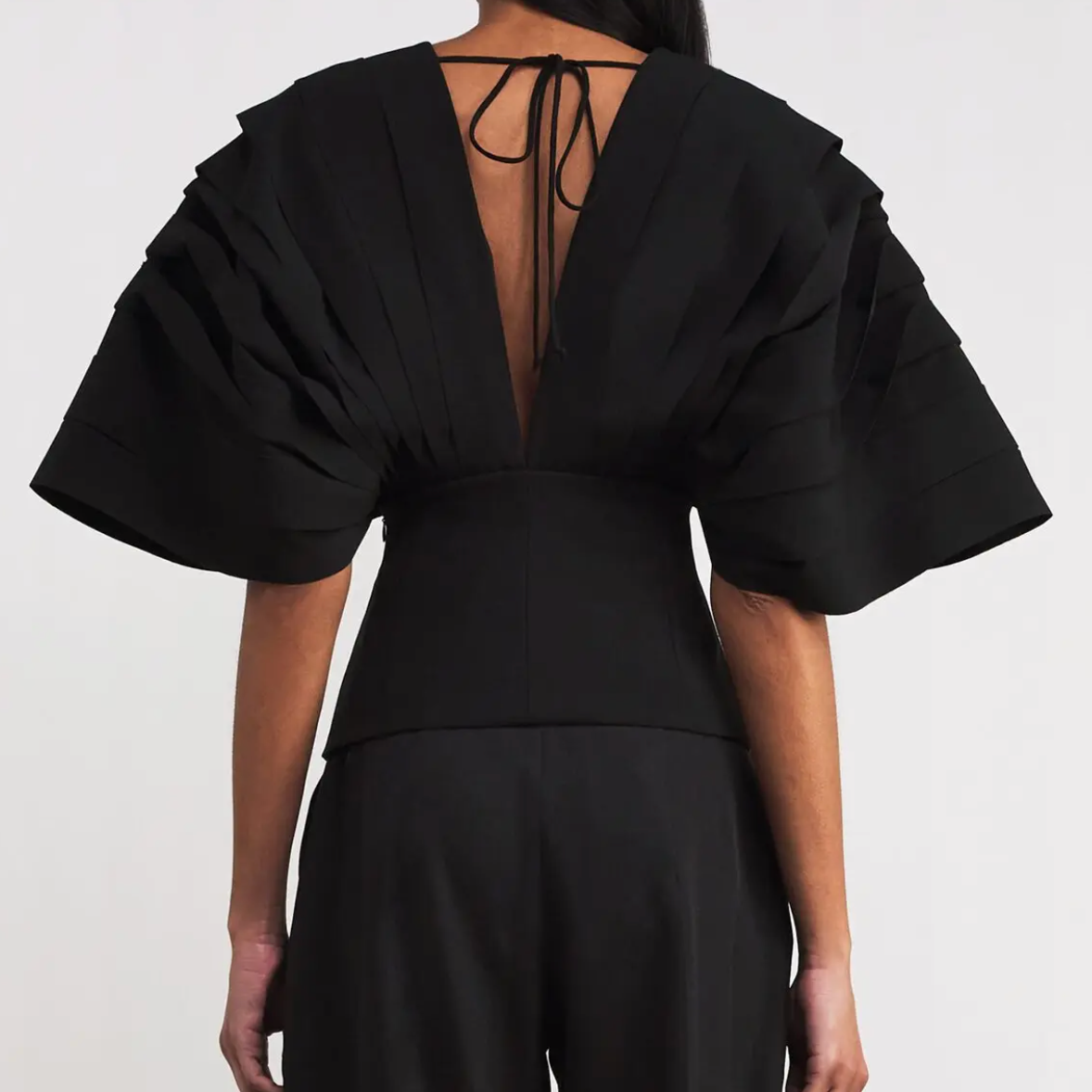 A.W.A.K.E. Mode  Puff-Sleeve Top