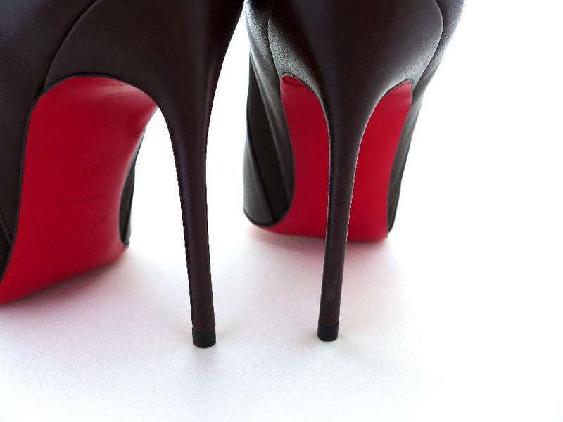 Christian Louboutin Brown Lastoto Leather Ankle Boots