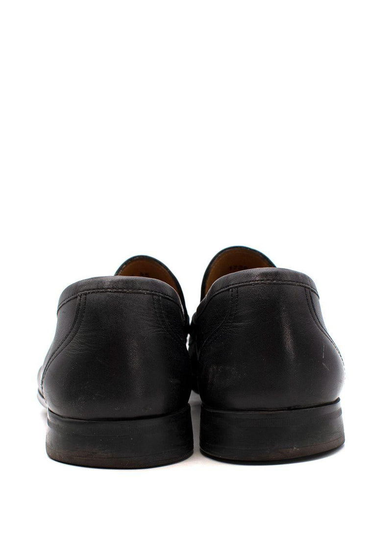Magnanni Black Leather Loafers