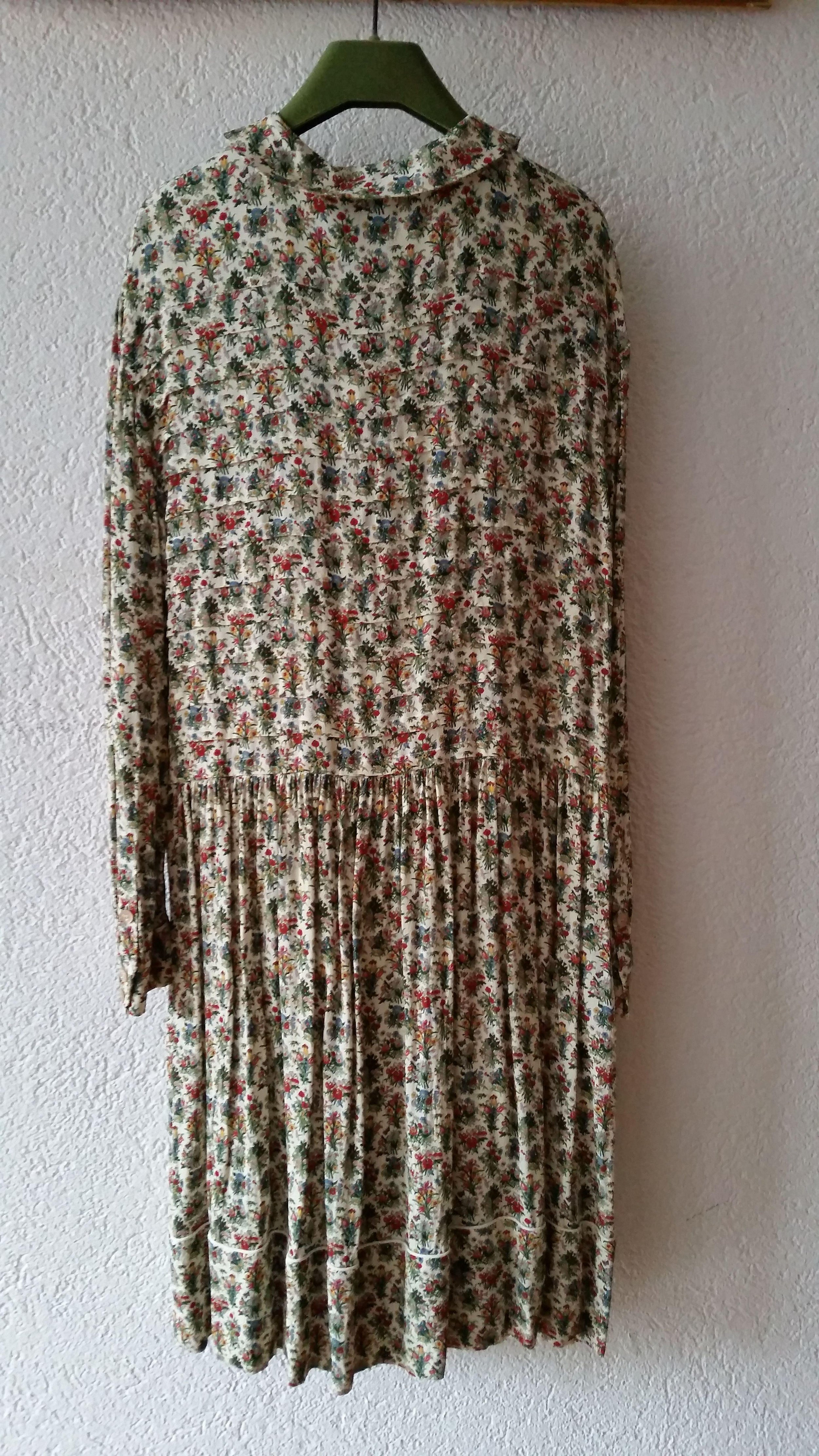 Floral Print Button Down Dress