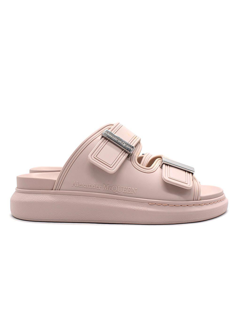 Alexander McQueen Rose Pink Hybrid Slide