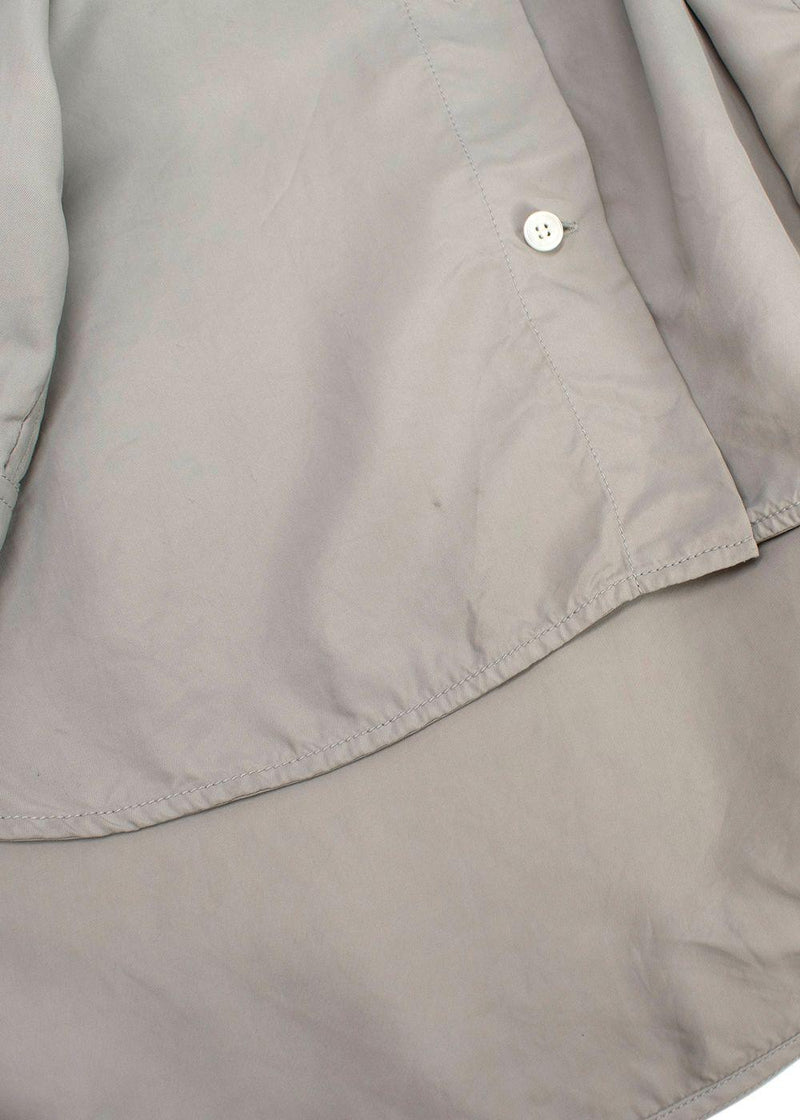Celine Light Grey Oversized Shirt