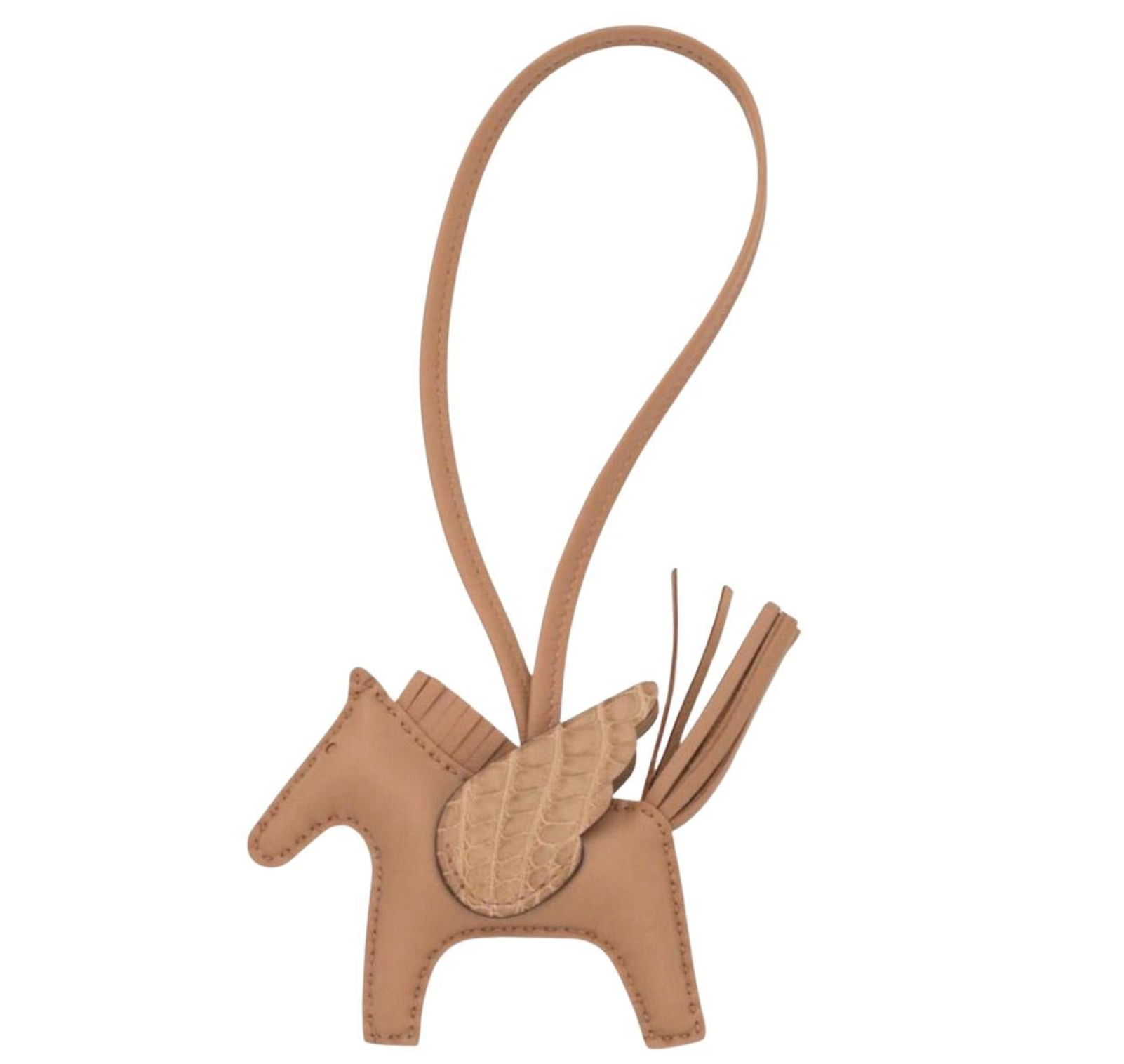 Hermes Gold Pegasus Rodeo touch Alligator Charm