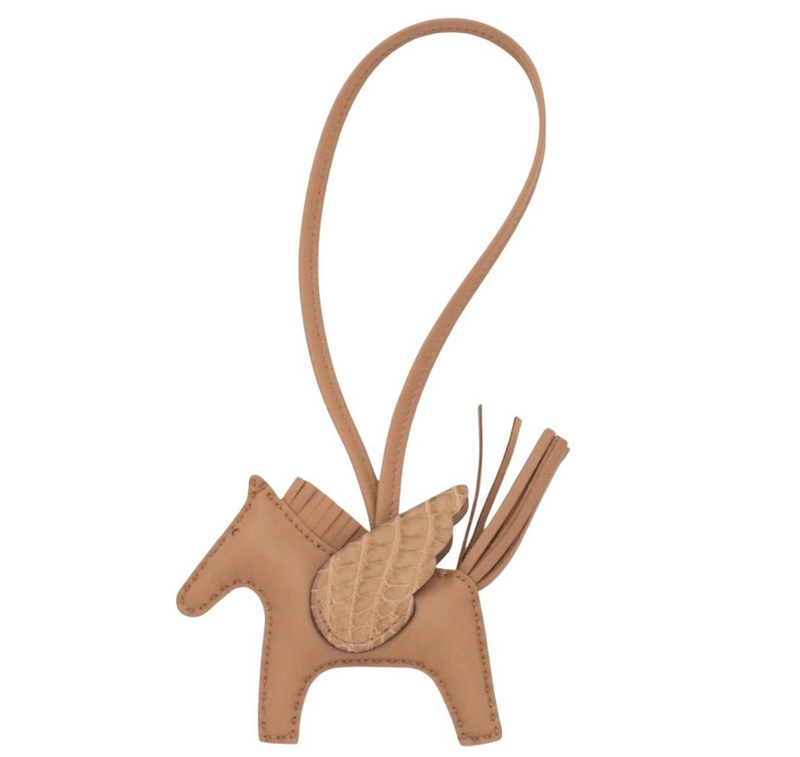 Hermes Gold Pegasus Rodeo touch Alligator Charm