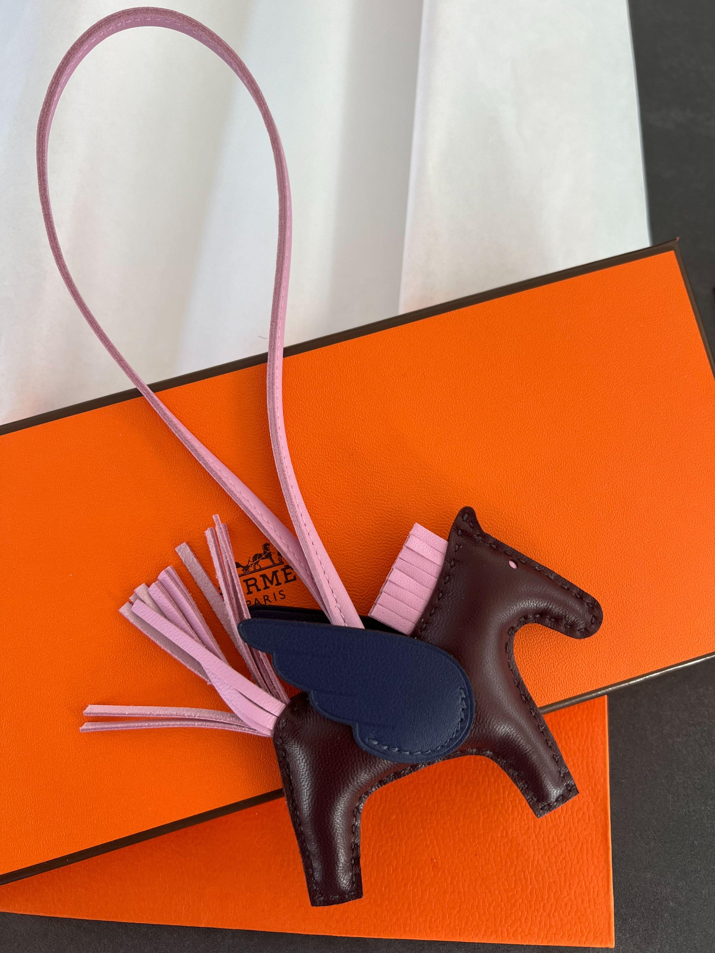 Rouge Sellier Pegasus Rodeo PM Bag Charm