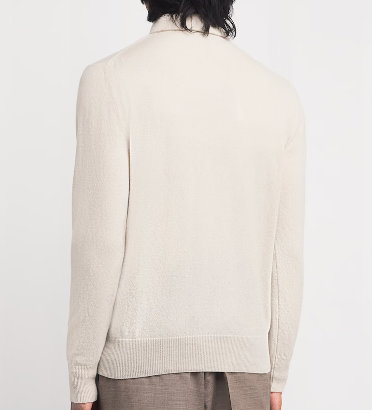 Lardini Cashmere Long-Sleeve Polo Shirt