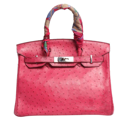 Hermes Pink Ostrich 2004 Birkin 30