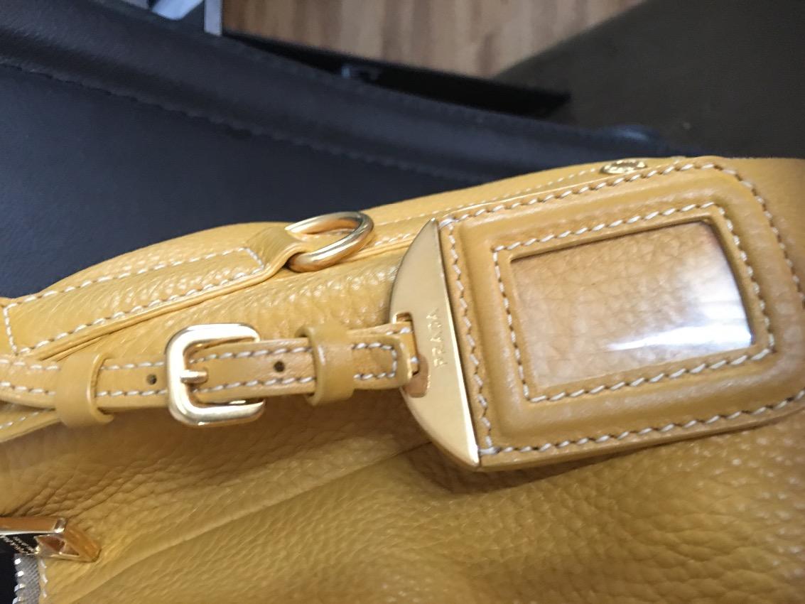 Prada Yellow Shoulder Bag