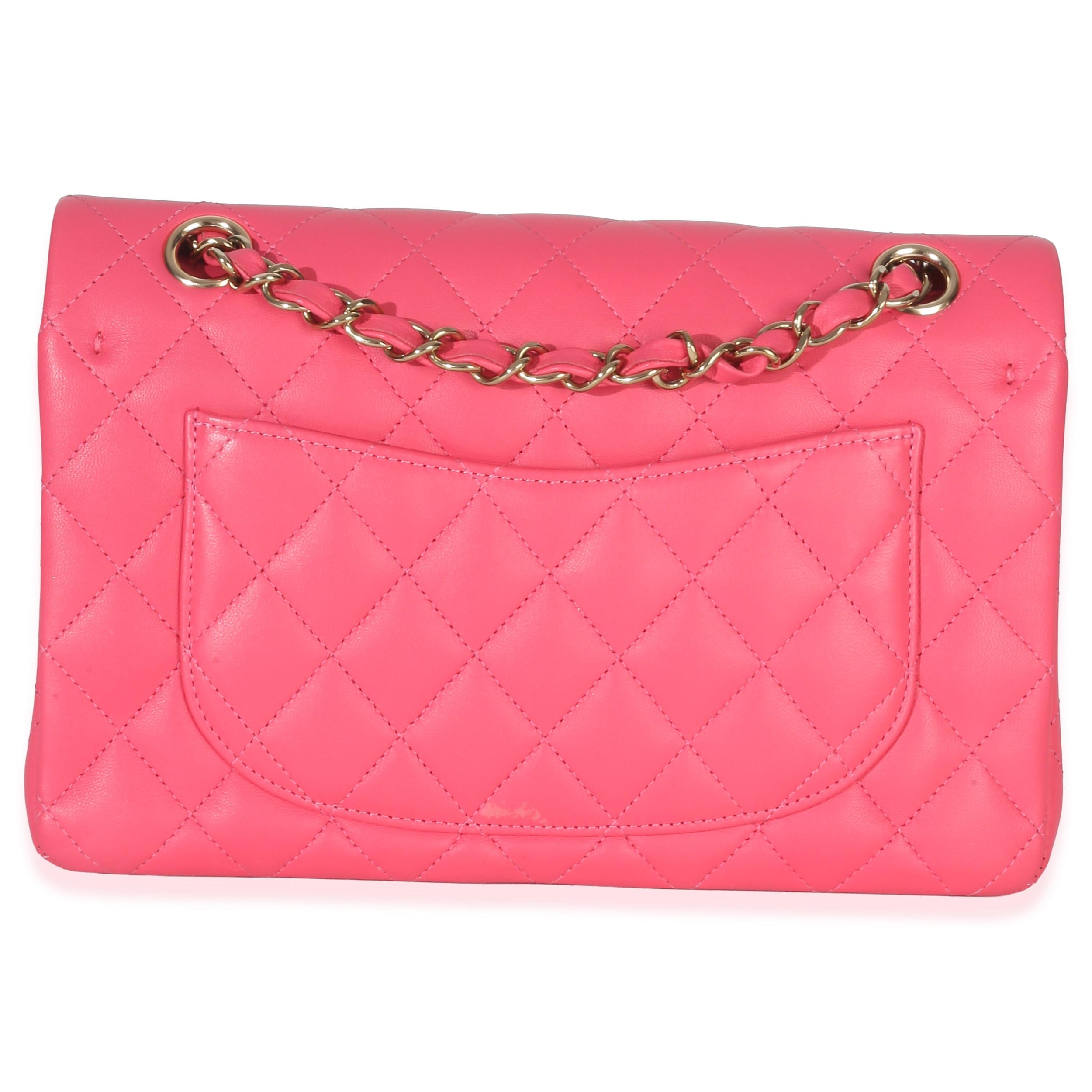 Chanel Quilted Lambskin Small Classic Double Flap Bag