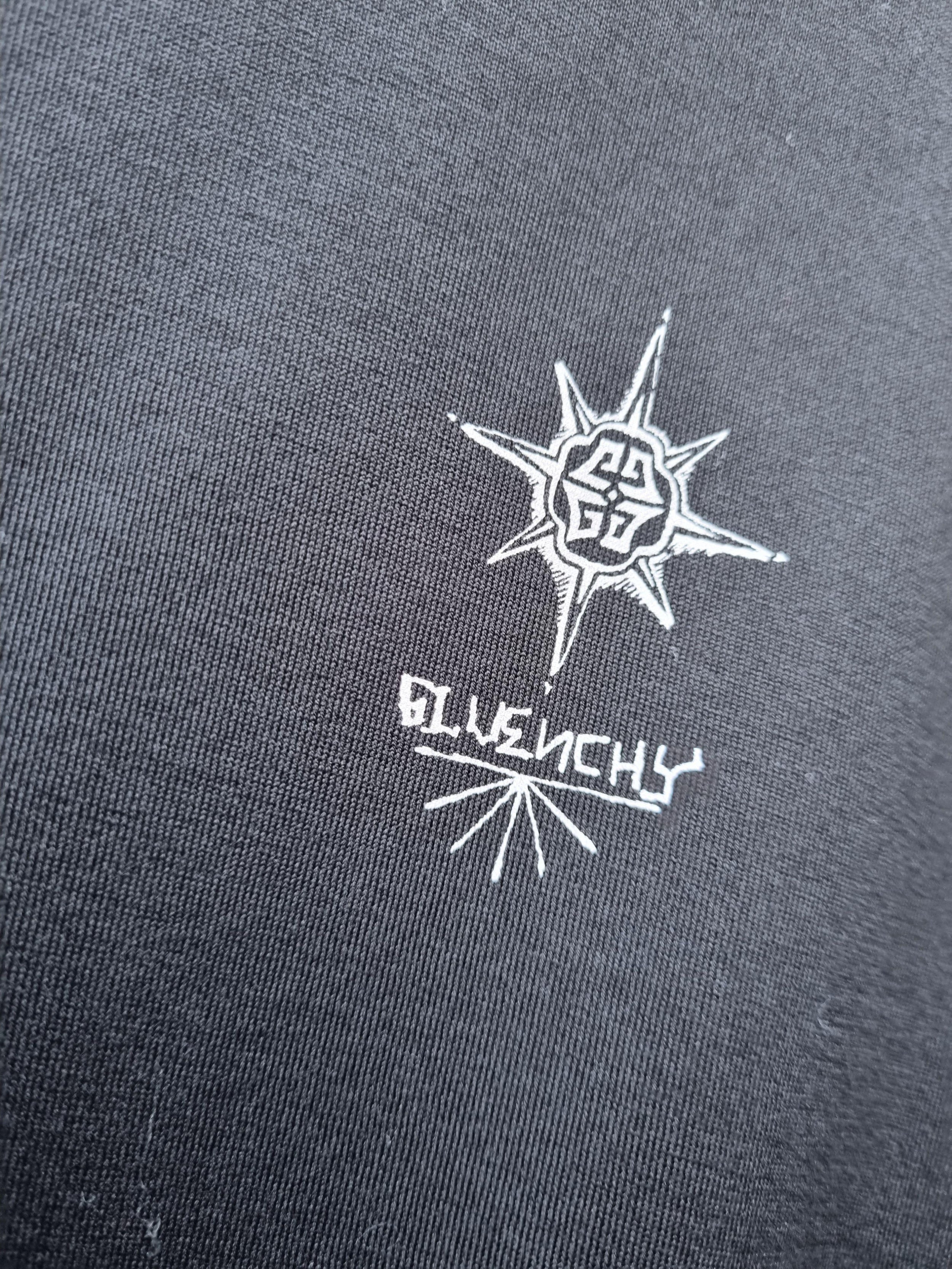 Black cotton jersey tiny logo T-shirtr