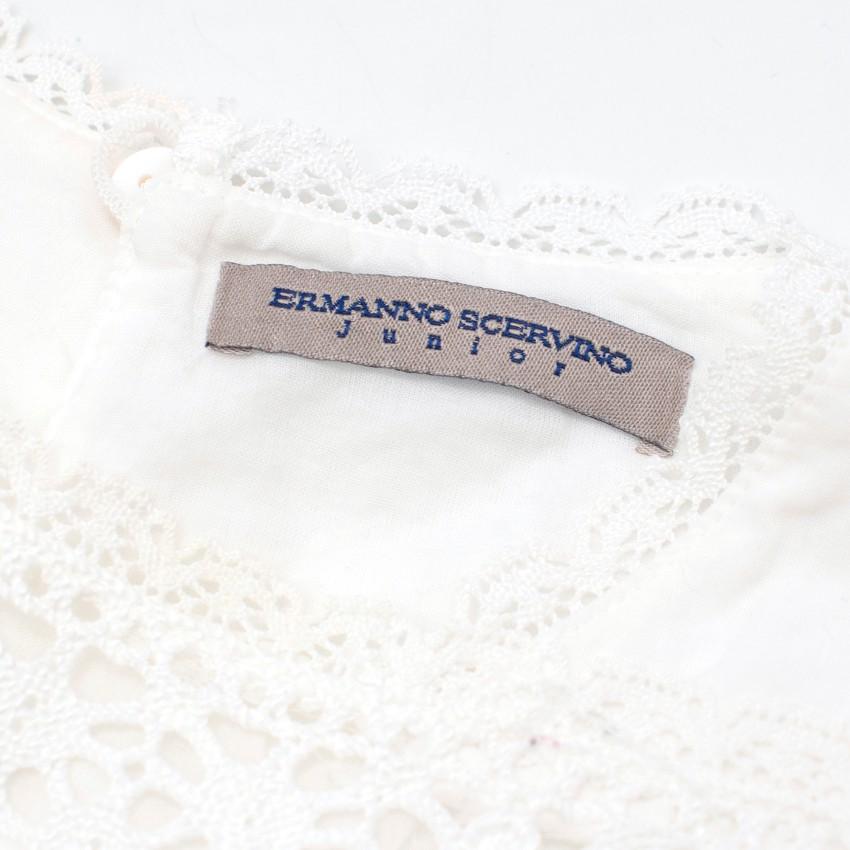 Ermanno Scervino Junior 6-years Lace and Floral Top