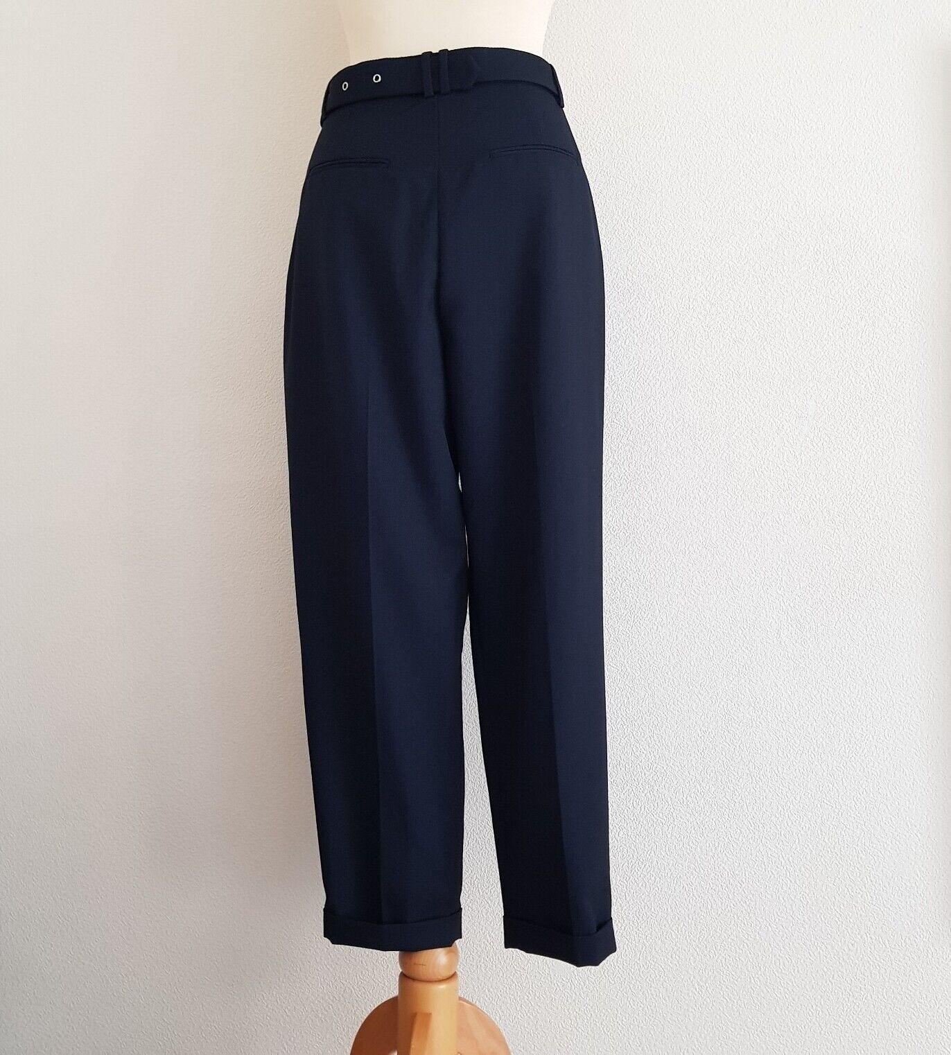 Finn Belted Straight-leg Trousers