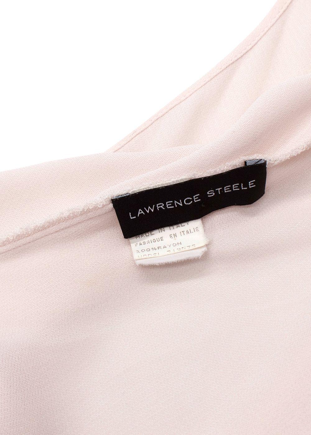 Lawrence Steele Pale Pink Backless Dress