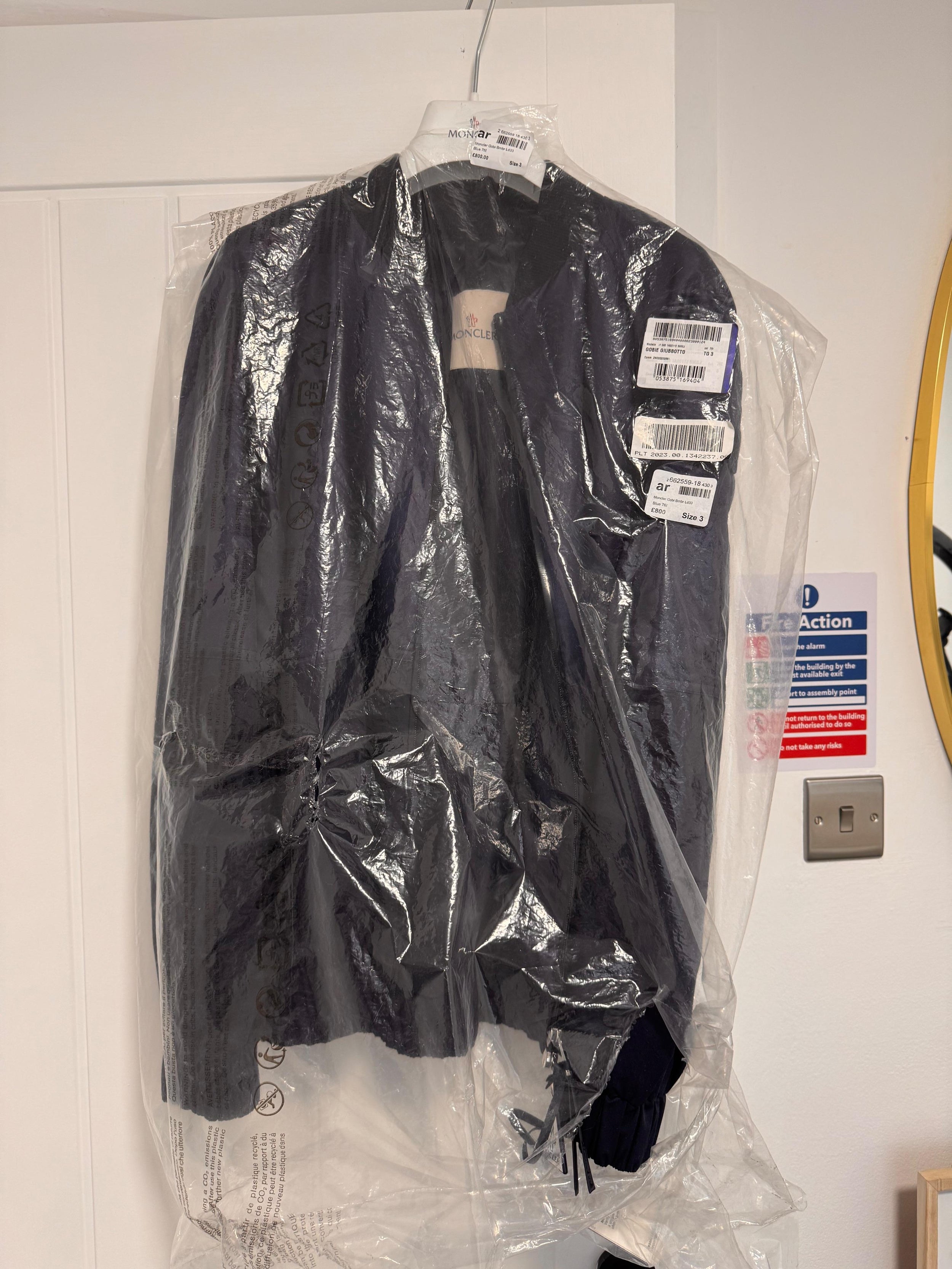 Navy Gobie Bomber Jacket