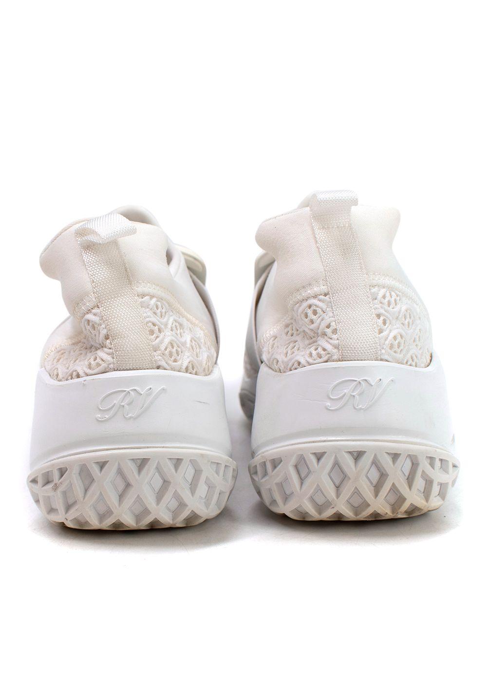Roger Vivier Viv' Run Scuba And Leather Sneakers