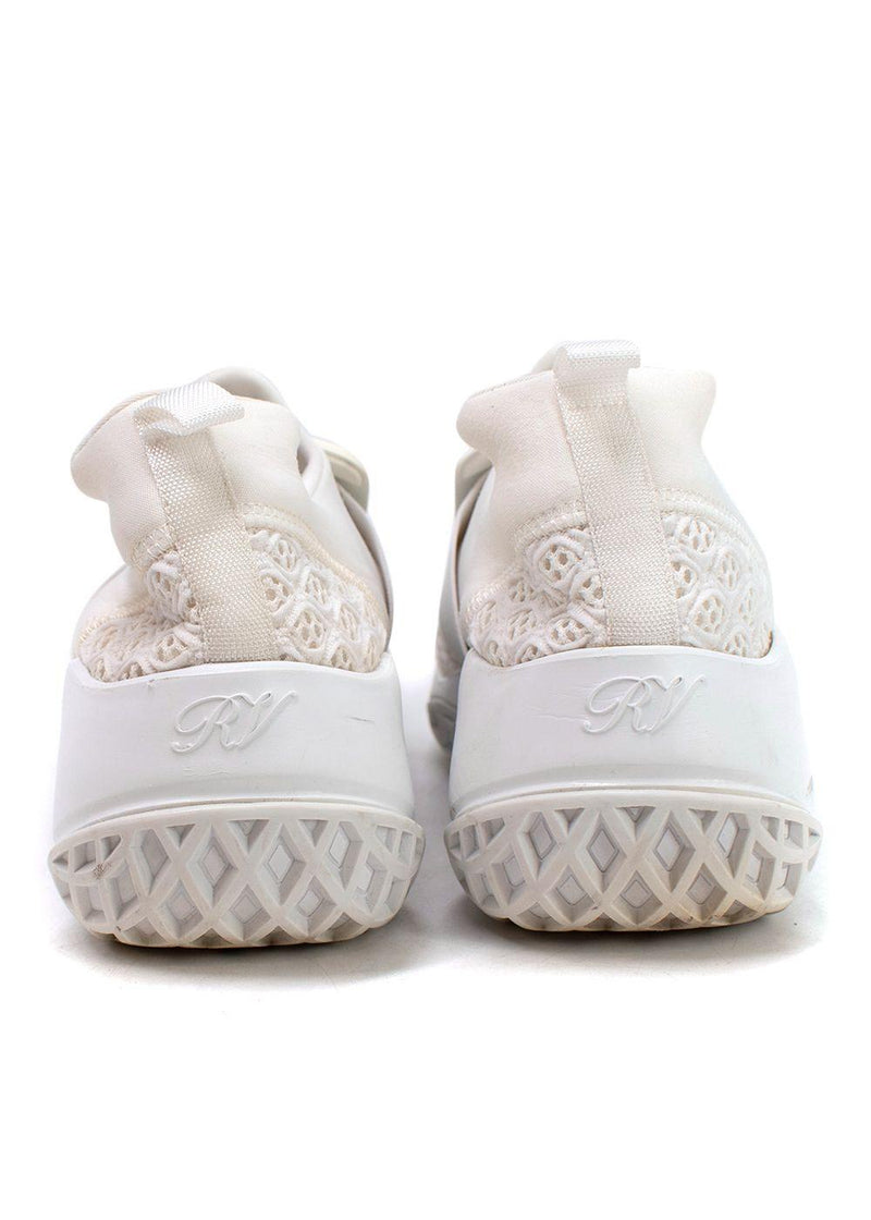 Roger Vivier Viv' Run Scuba And Leather Sneakers