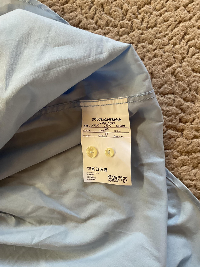 Dolce & Gabbana Blue Classic Shirt