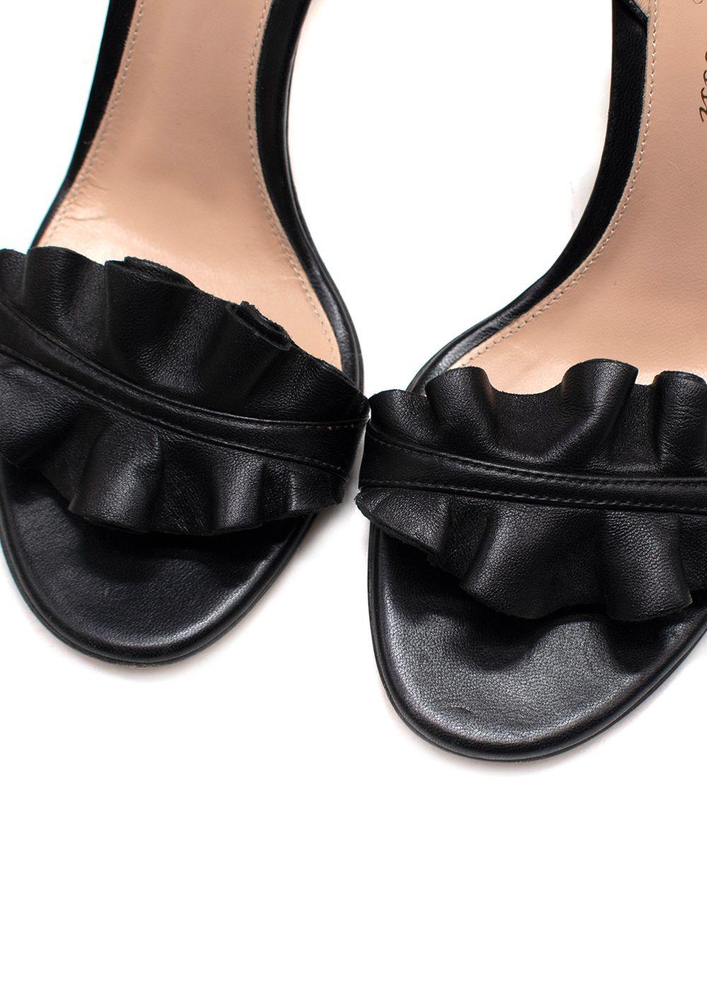 Gianvito Rossi Black strappy high-heel sandals