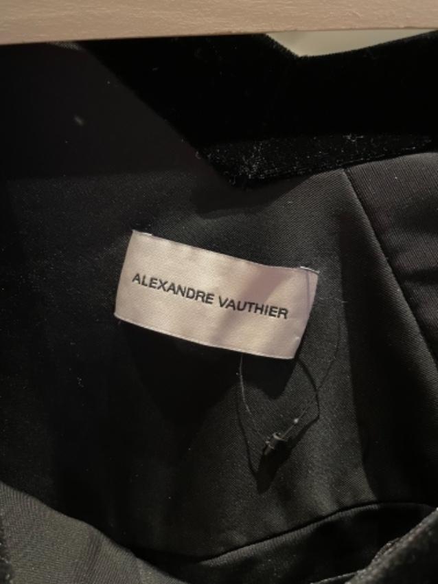 Alexandre Vauthier Off-the-shoulder ruched velvet mini dress