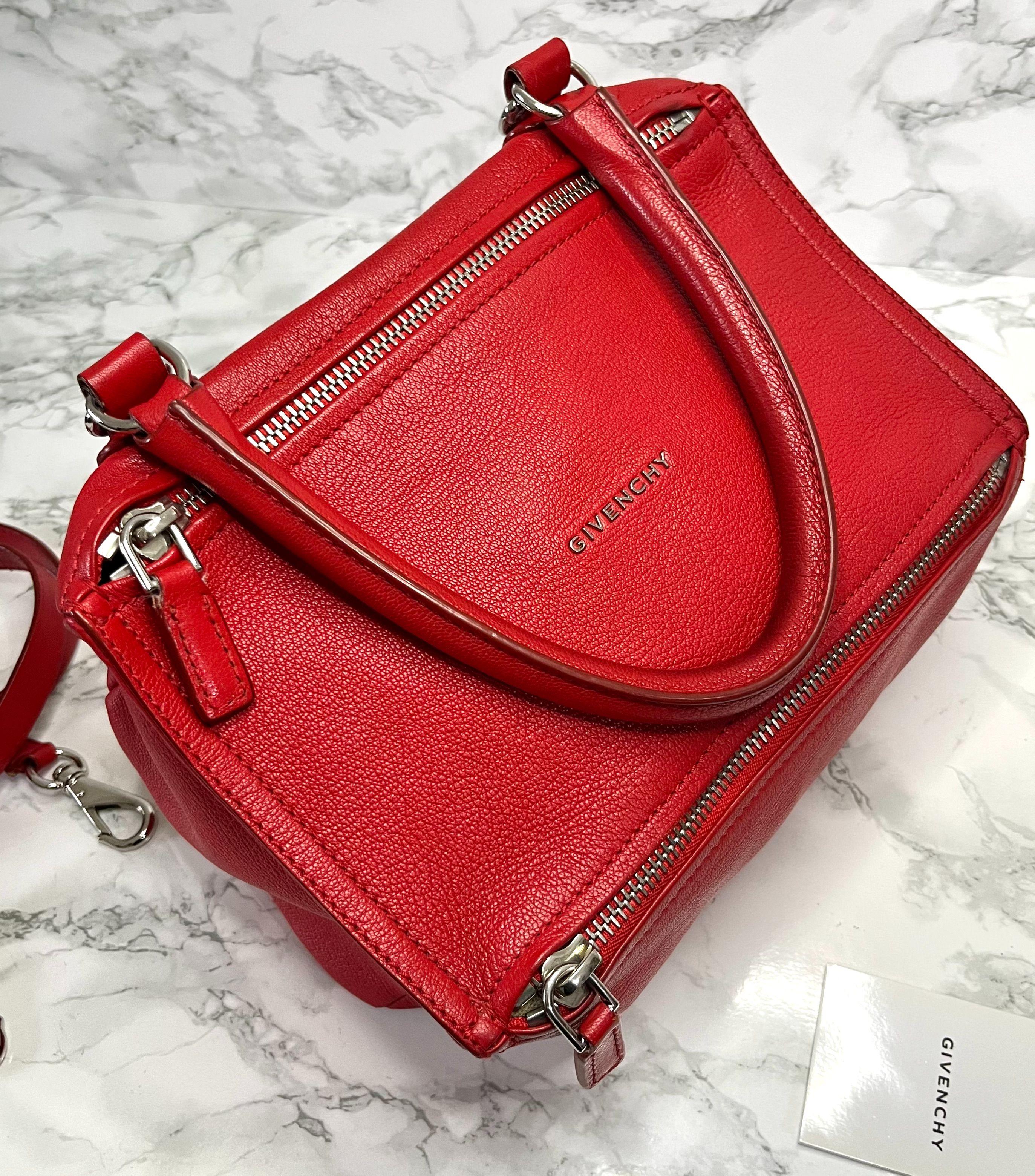 Givenchy Small  Red Pandora Bag
