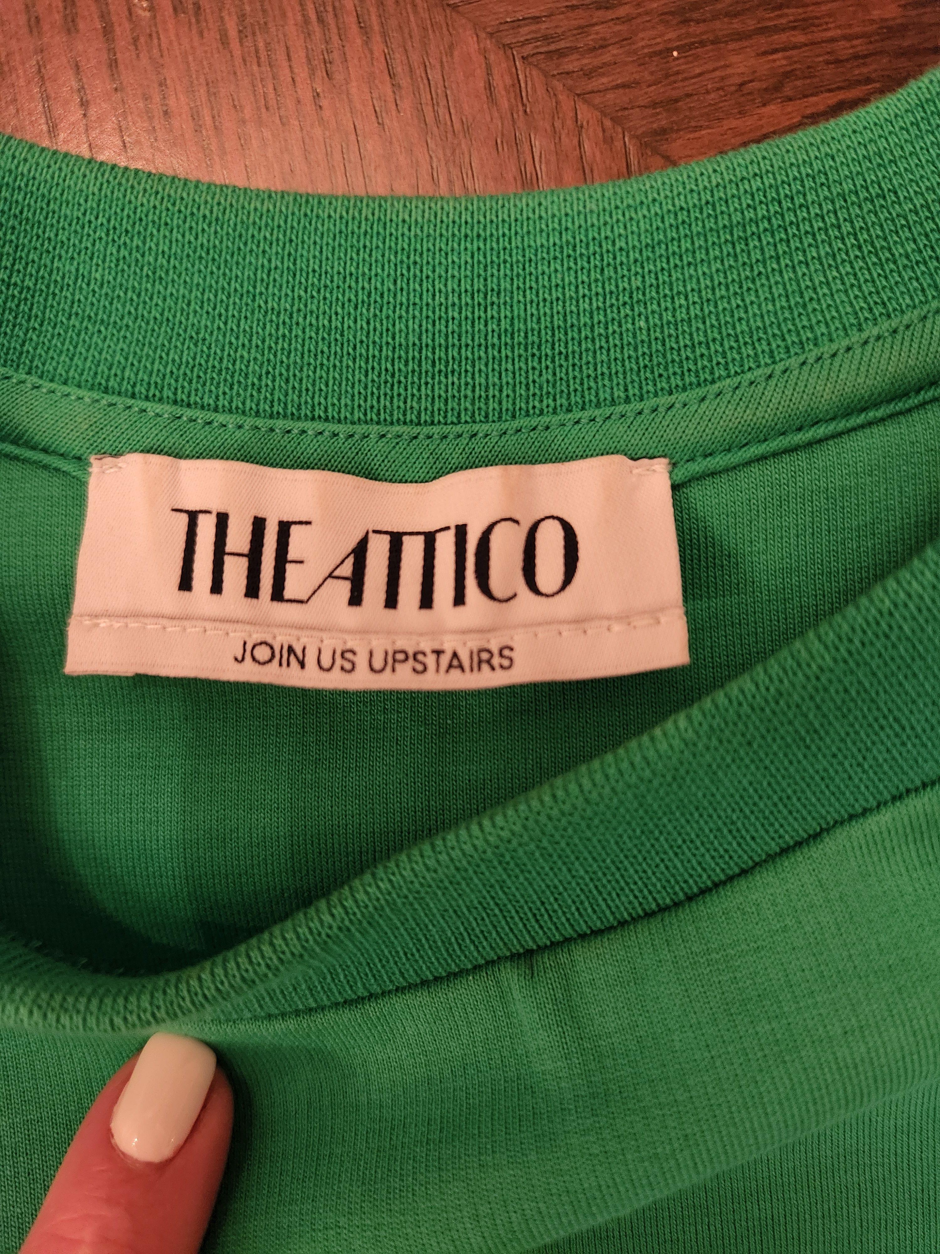 The Attico Green Cotton T-shirt