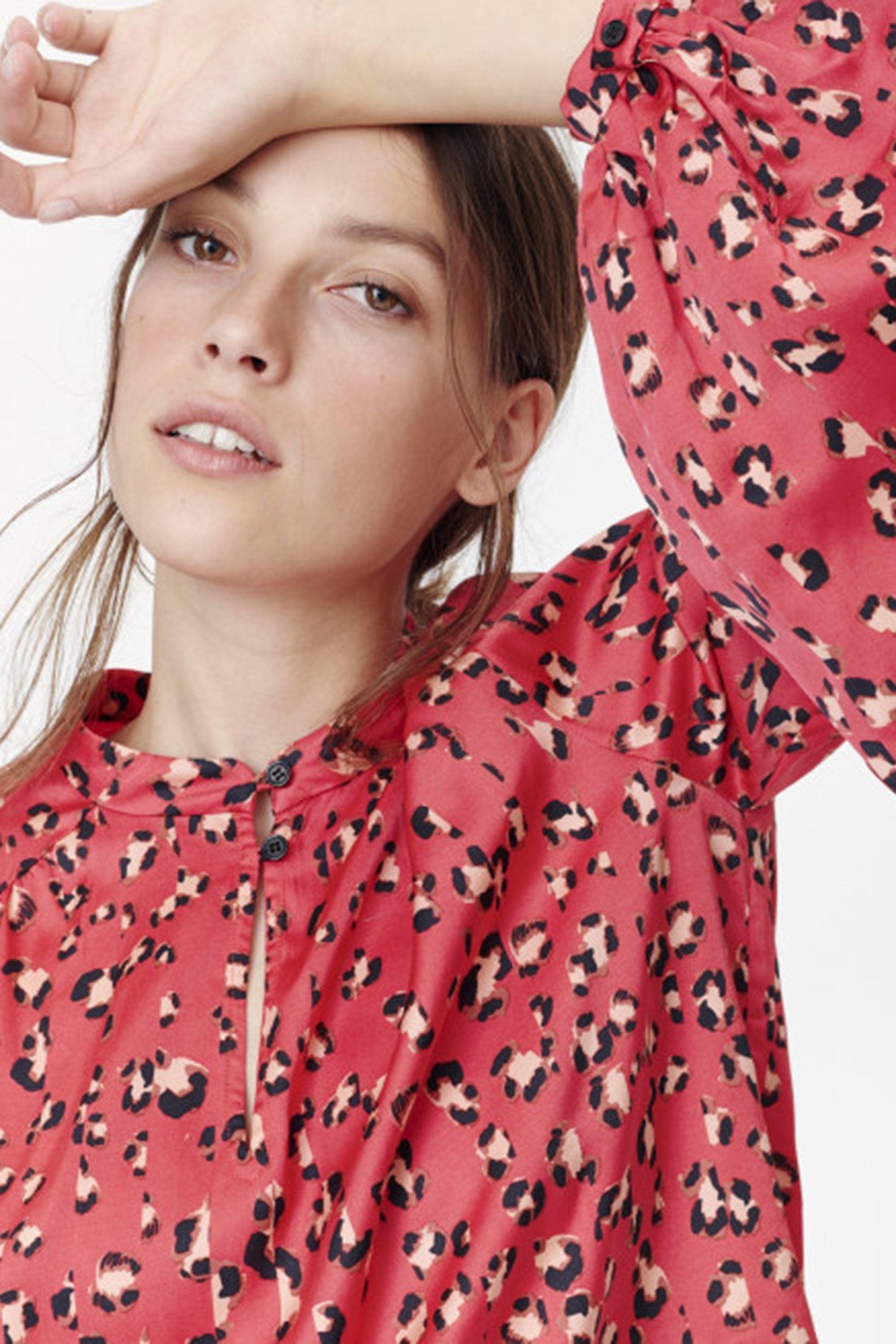 Animal Print Habit Blouse