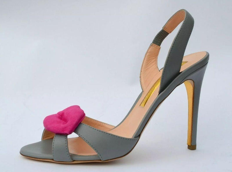 Frisia Graphite Grey Nappa Sandals