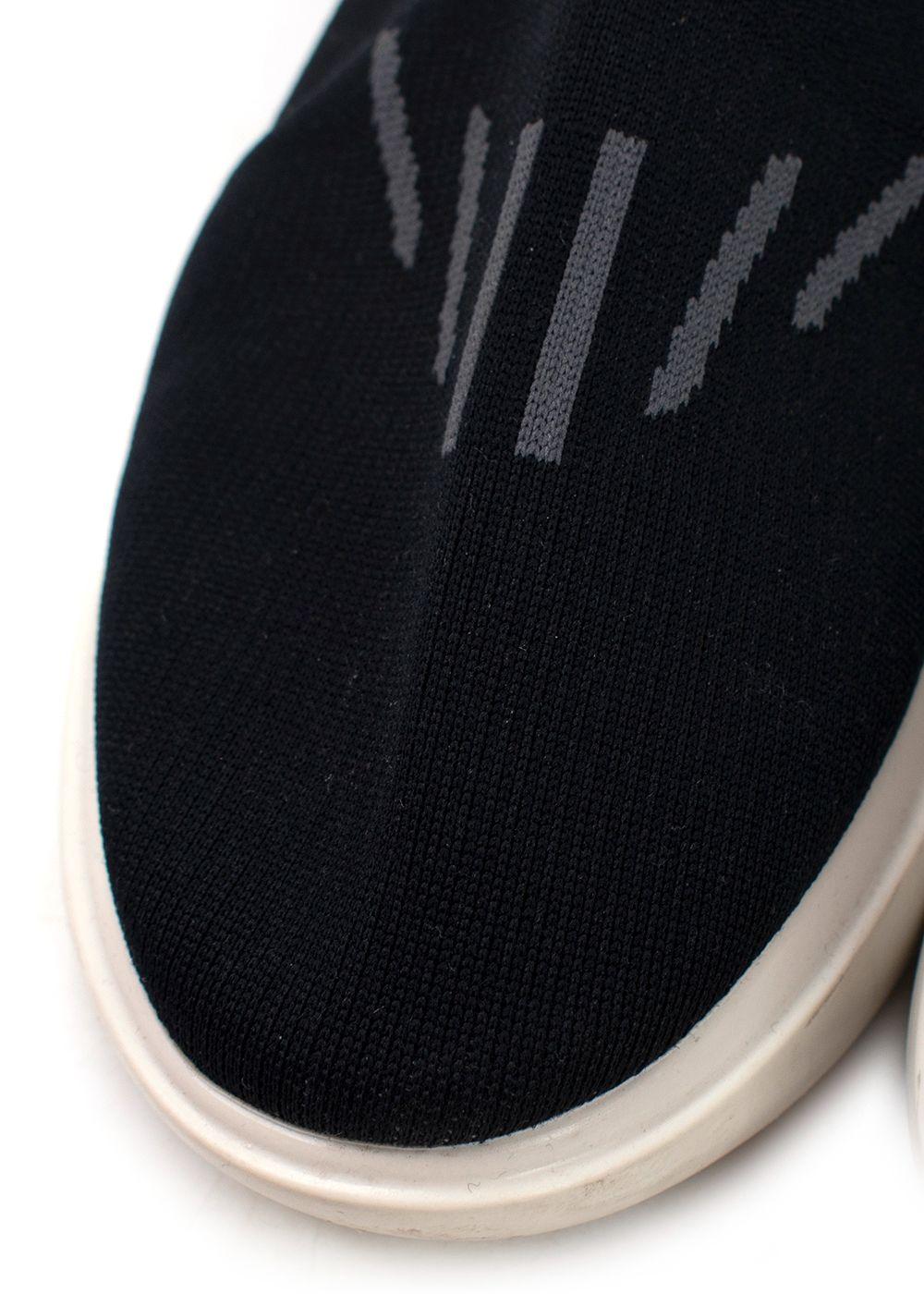 Prada Black Cloudbust 40 High-top Trainers