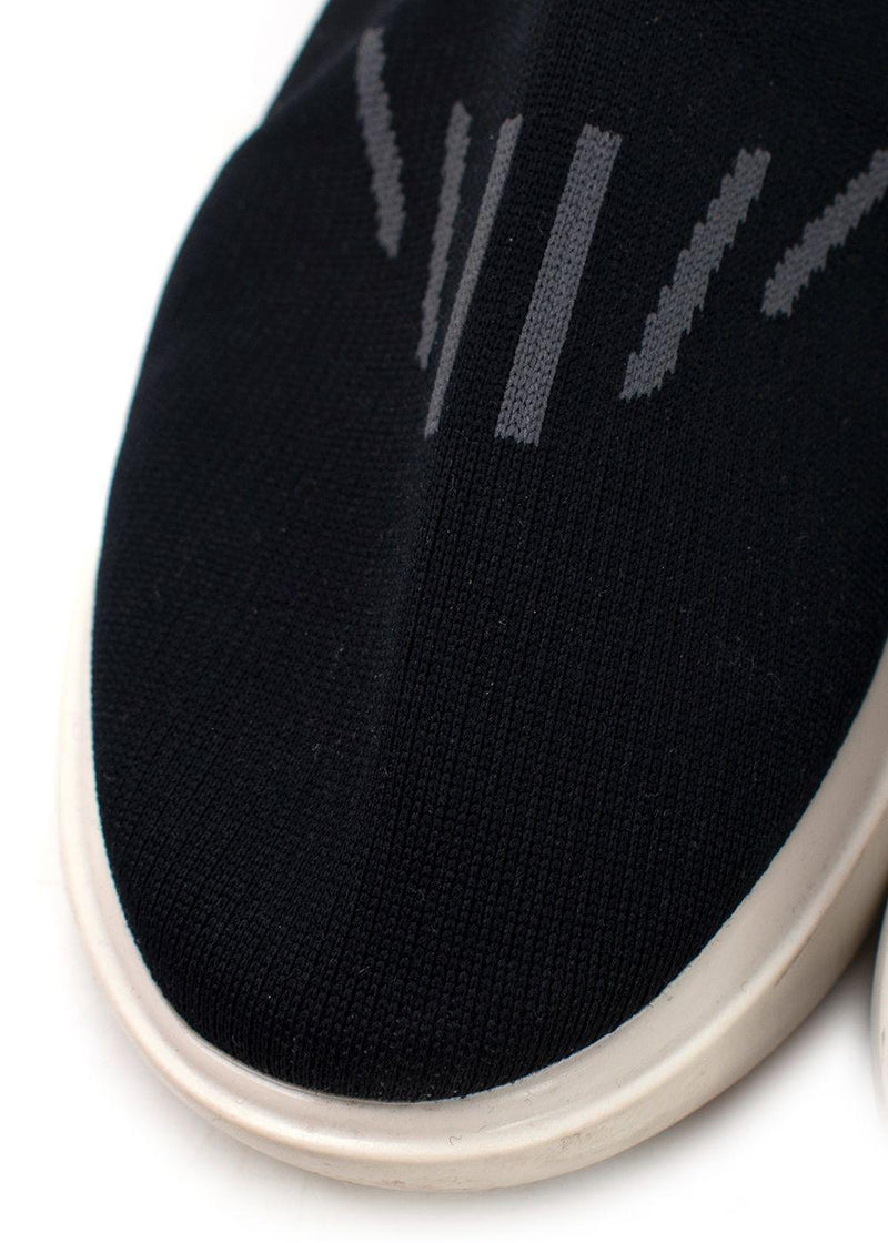 Prada Black Cloudbust 40 High-top Trainers