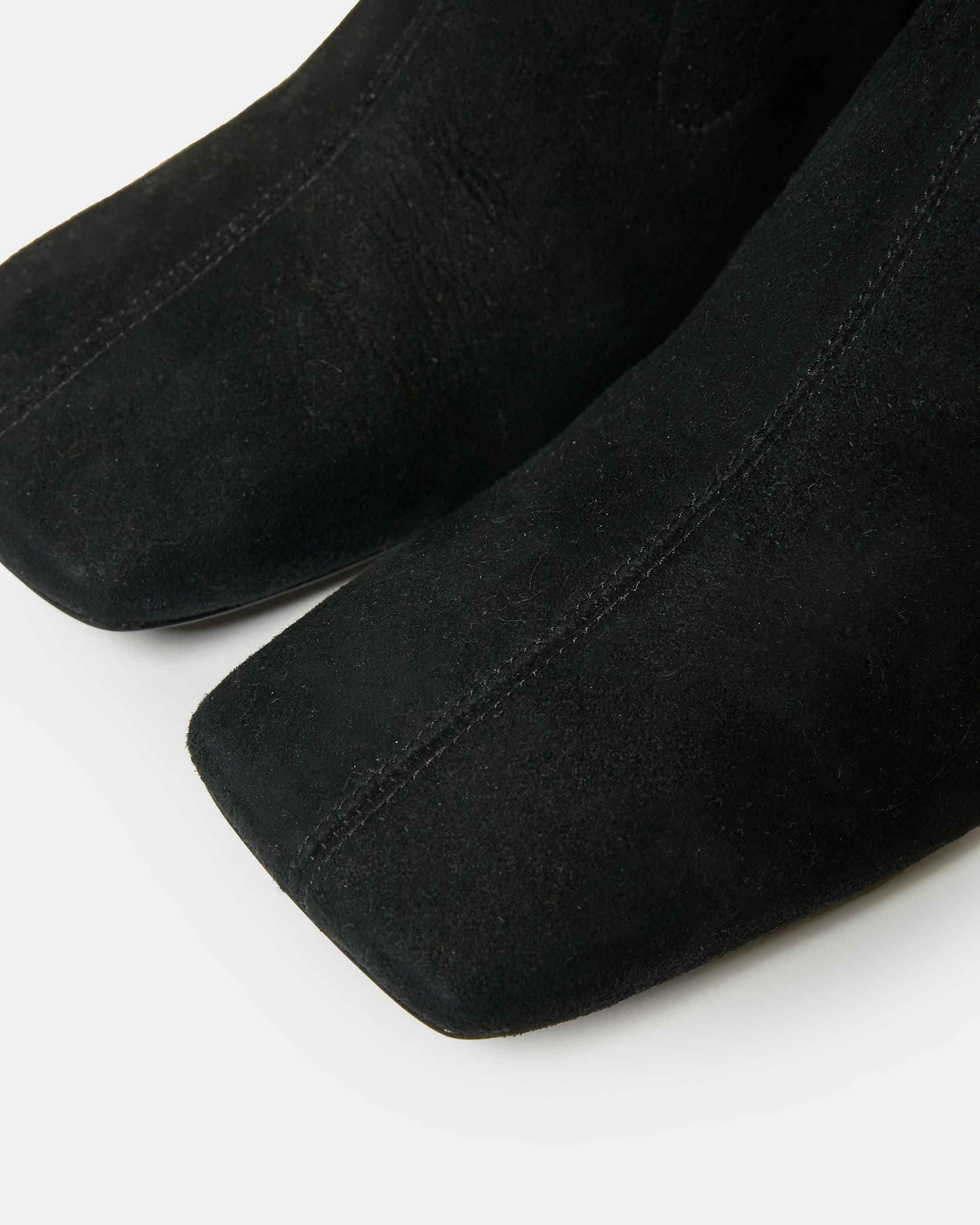 Prada Black Heeled Ankle Boots