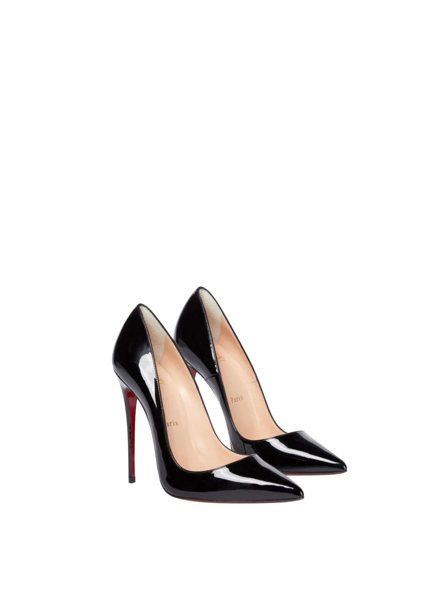 Black Patent So Kate 120 Heeled Pumps