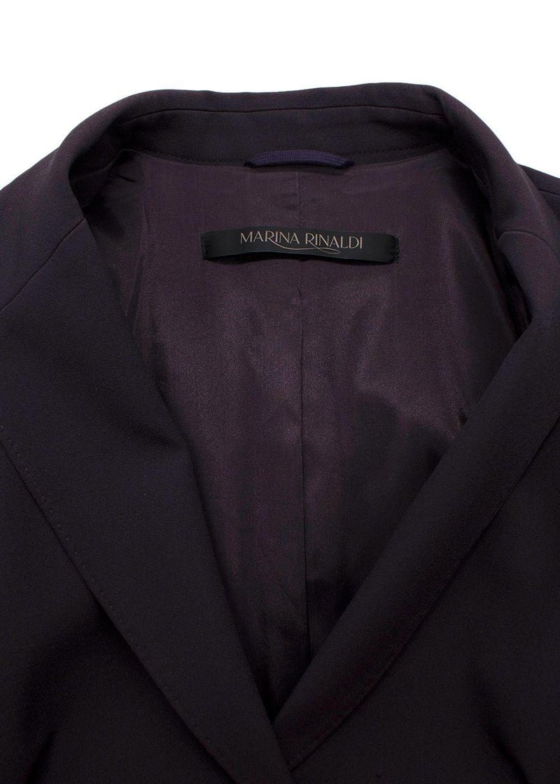 Marina Rinaldi Aubergine Single Breasted Blazer and Trouser Suit