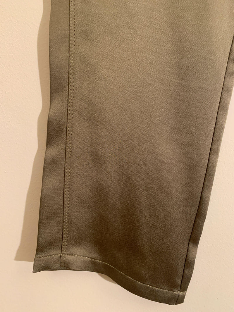 Jonathan Simkhai Olive Satin Cargo Pants