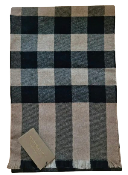 Burberry Cashmere Blend Check Scarf