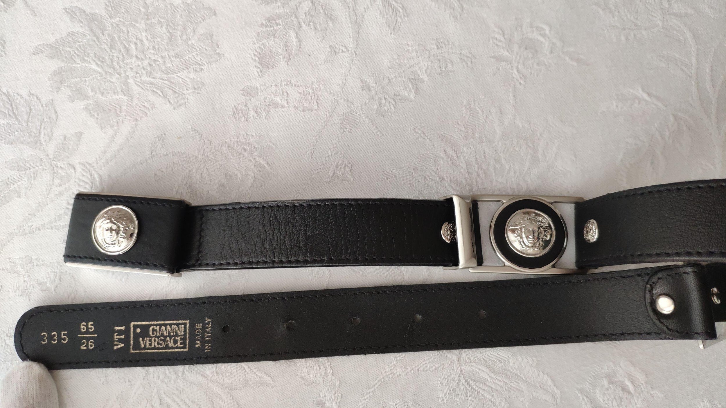Gianni Versace vintage leather belt