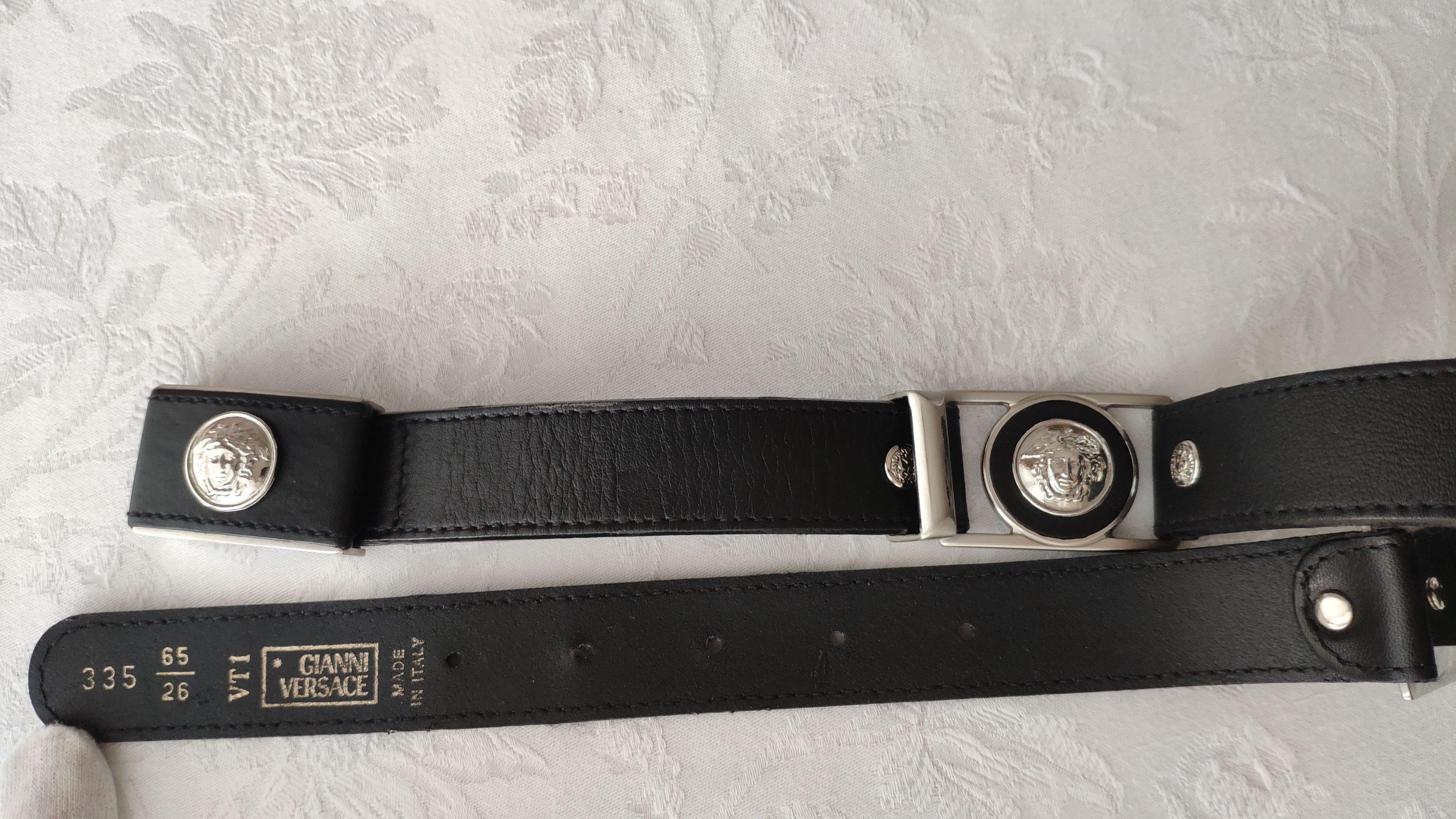 Gianni Versace vintage leather belt
